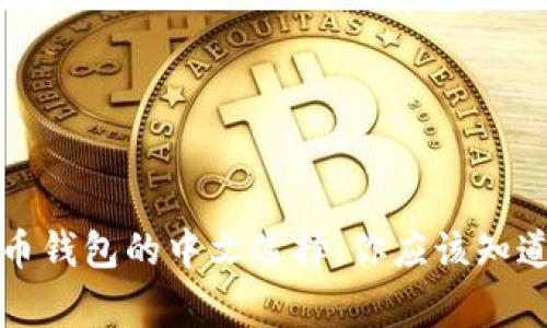 比特币钱包的中文选择：你应该知道的事